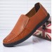 Men’s Comfortable Hand Sewn Soft Sole Slip  On Casual Flat Loafers