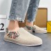 Men’s Ethnic Pattern Corduroy Slip  On Casual Fisherman Loafers