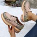 Plus Size Women Casual Fashion Snakeskin Colorblock Oxfords Shoes